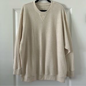Aerie Waffle Knit Sweatshirt